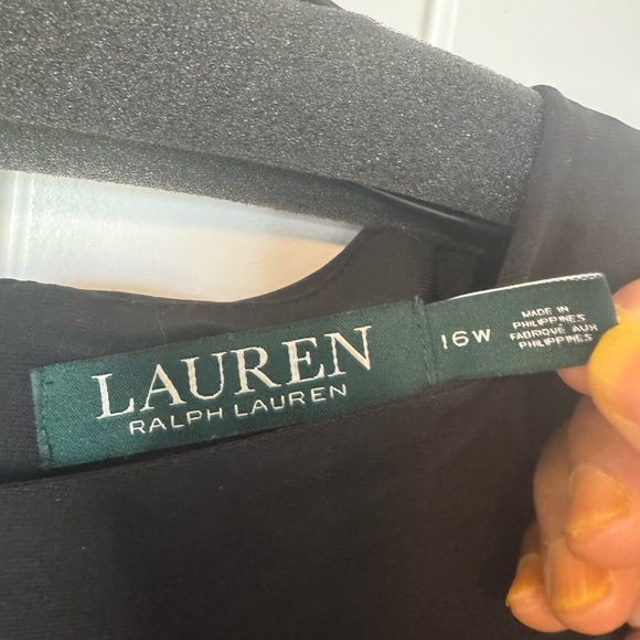 Ralph Lauren Black Dress with Red Accent - Picture 3 of 4